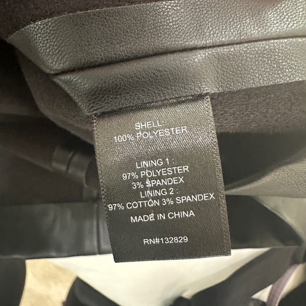 NBD Revolve Black Faux Leather Strapless Mini Dress NWT Night Out | Size S - Picture 11 of 11